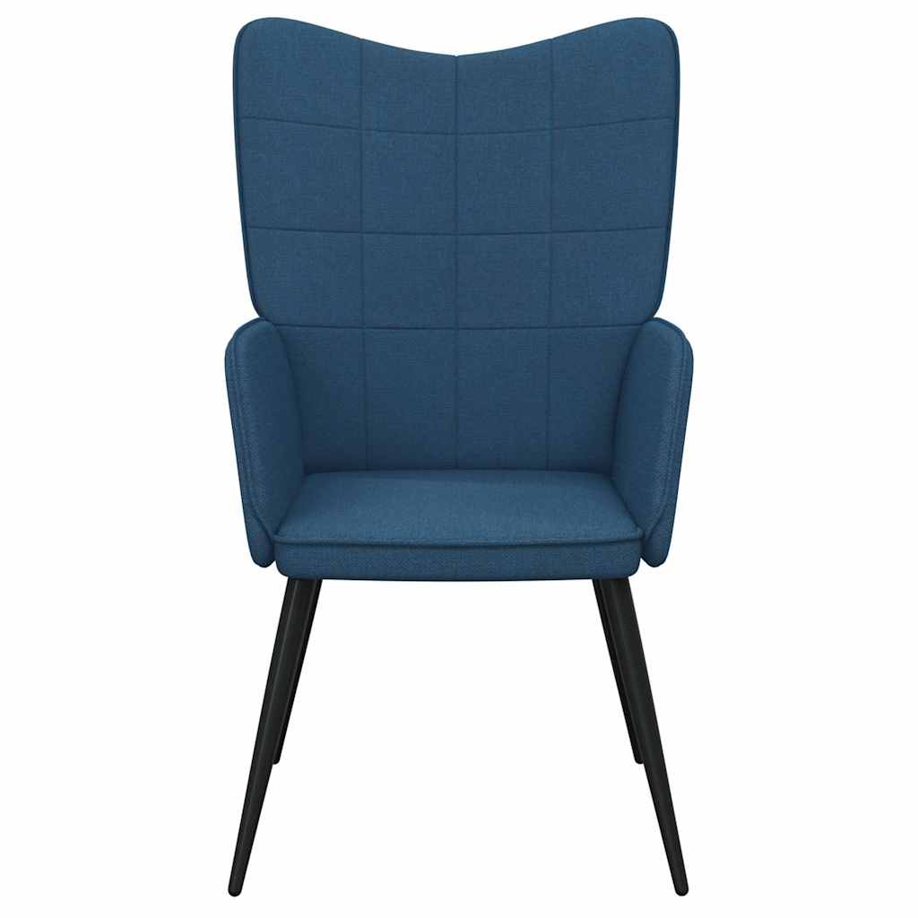 Relaxstoel stof blauw