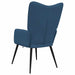 Relaxstoel stof blauw