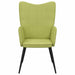 Relaxstoel stof groen