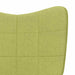 Relaxstoel stof groen
