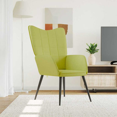 Relaxstoel stof groen