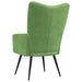 Relaxstoel fluweel lichtgroen