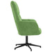 Relaxstoel fluweel lichtgroen