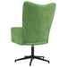 Relaxstoel fluweel lichtgroen
