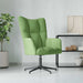 Relaxstoel fluweel lichtgroen