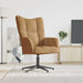 Relaxstoel fluweel bruin