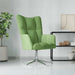Relaxstoel fluweel lichtgroen