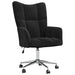 Relaxstoel fluweel zwart