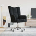 Relaxstoel fluweel zwart