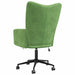 Relaxstoel fluweel lichtgroen