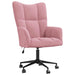 Relaxstoel fluweel roze