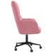 Relaxstoel fluweel roze