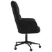 Relaxstoel fluweel zwart