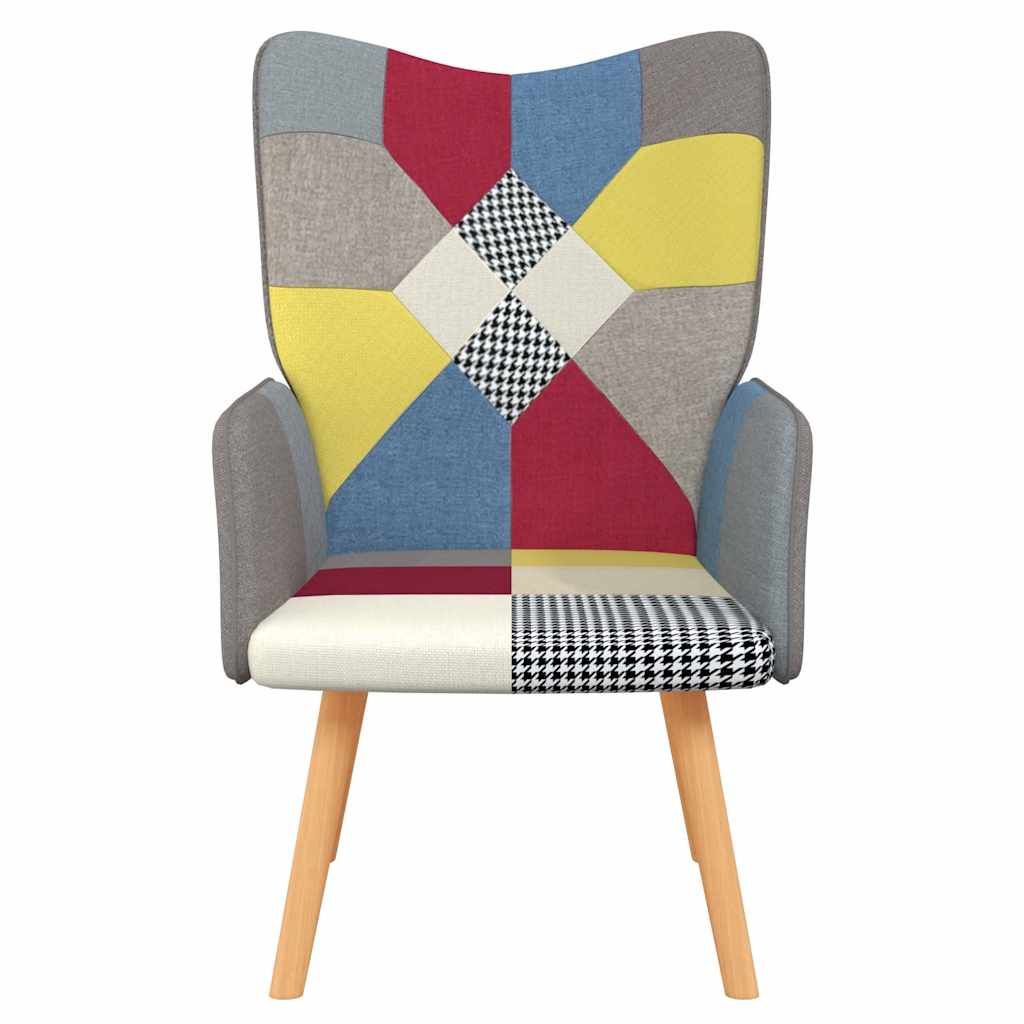 Relaxstoel patchwork stof
