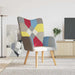 Relaxstoel patchwork stof