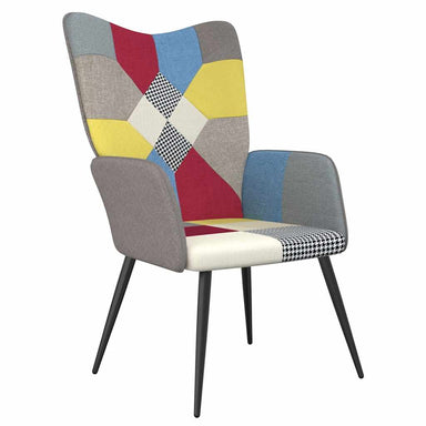 Relaxstoel patchwork stof