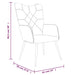 Relaxstoel met voetenbank patchwork stof