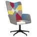 Relaxstoel patchwork stof