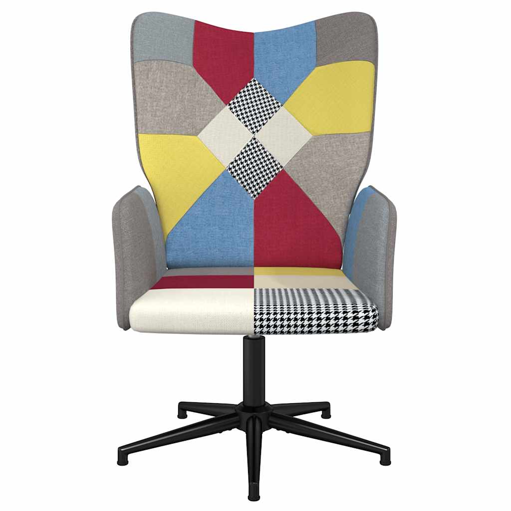Relaxstoel patchwork stof