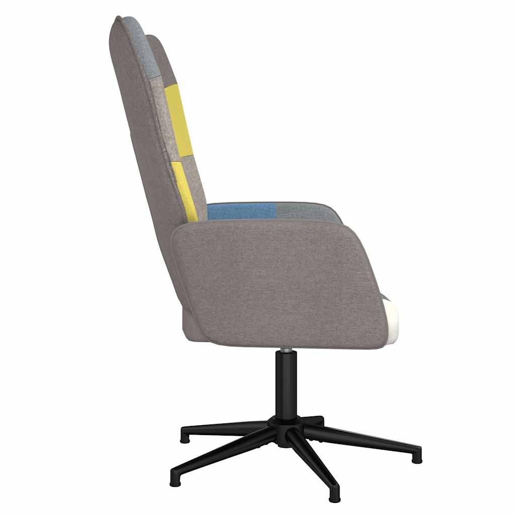 Relaxstoel patchwork stof