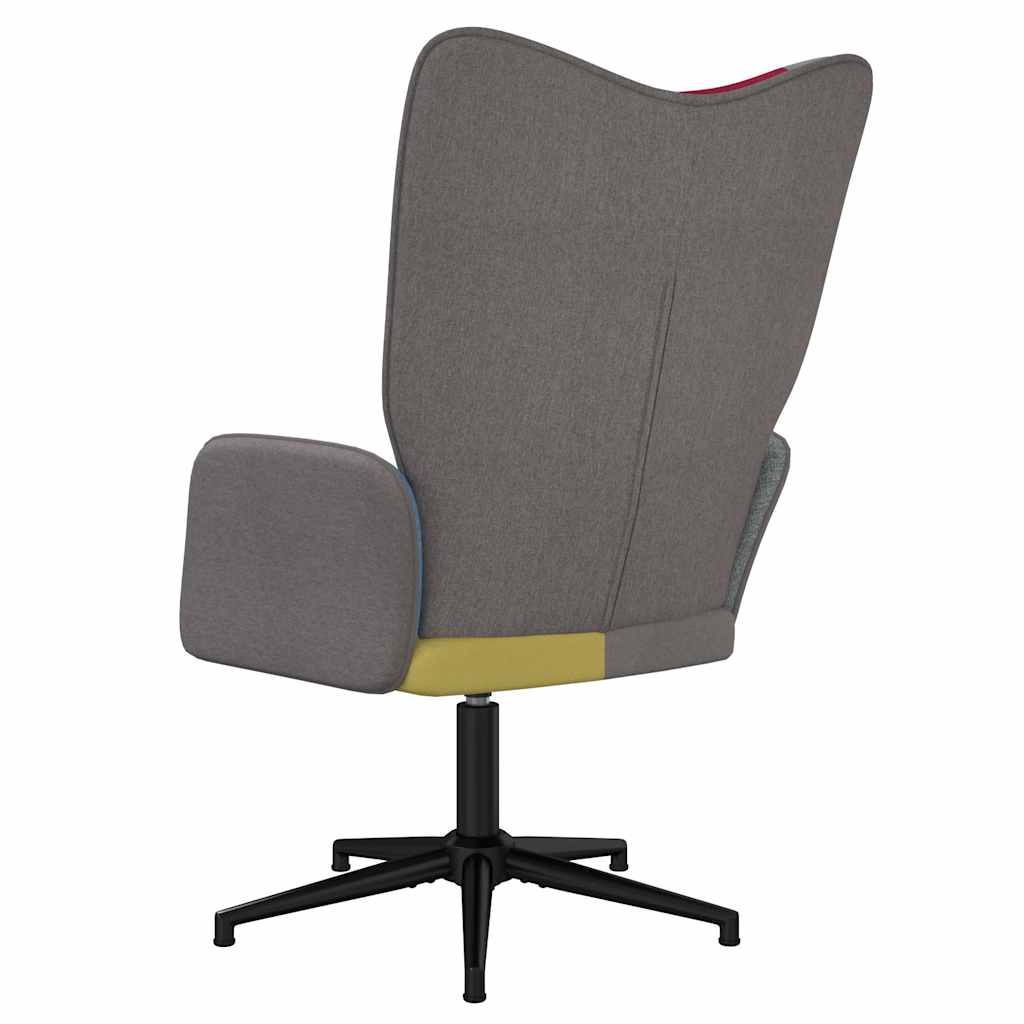 Relaxstoel patchwork stof