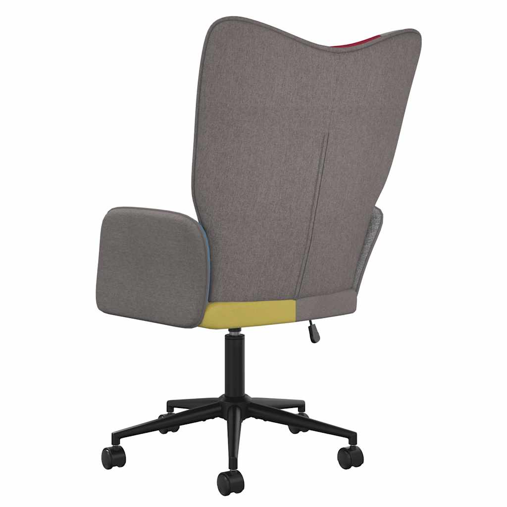 Relaxstoel patchwork stof