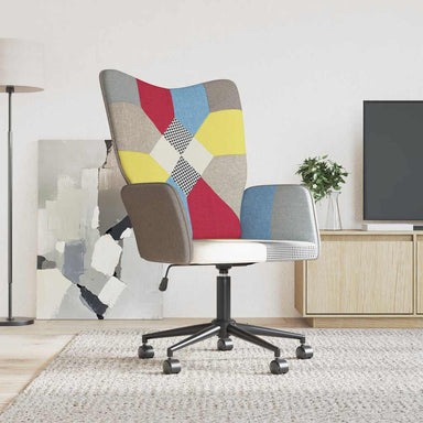 Relaxstoel patchwork stof
