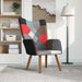Relaxstoel patchwork stof
