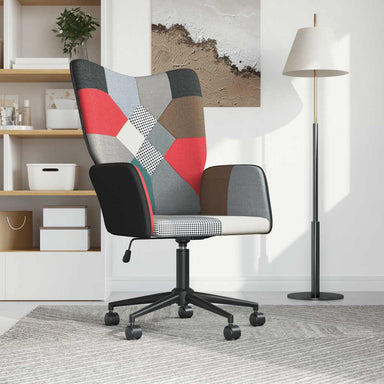 Relaxstoel patchwork stof