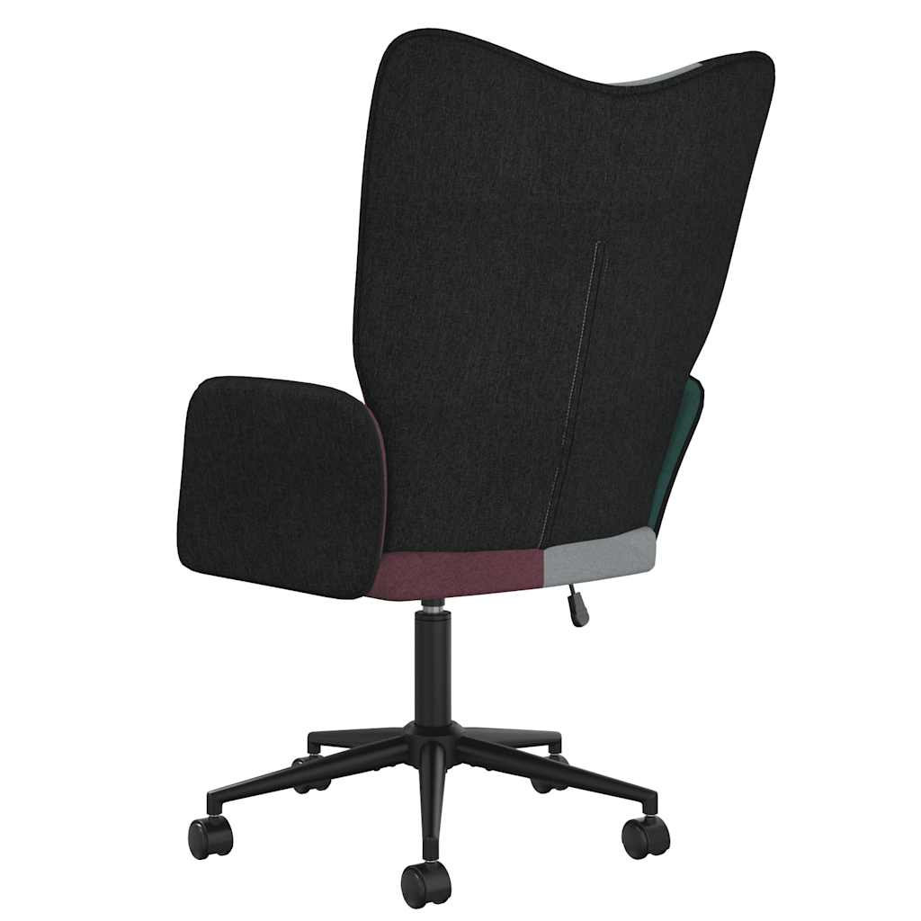 Relaxstoel patchwork stof