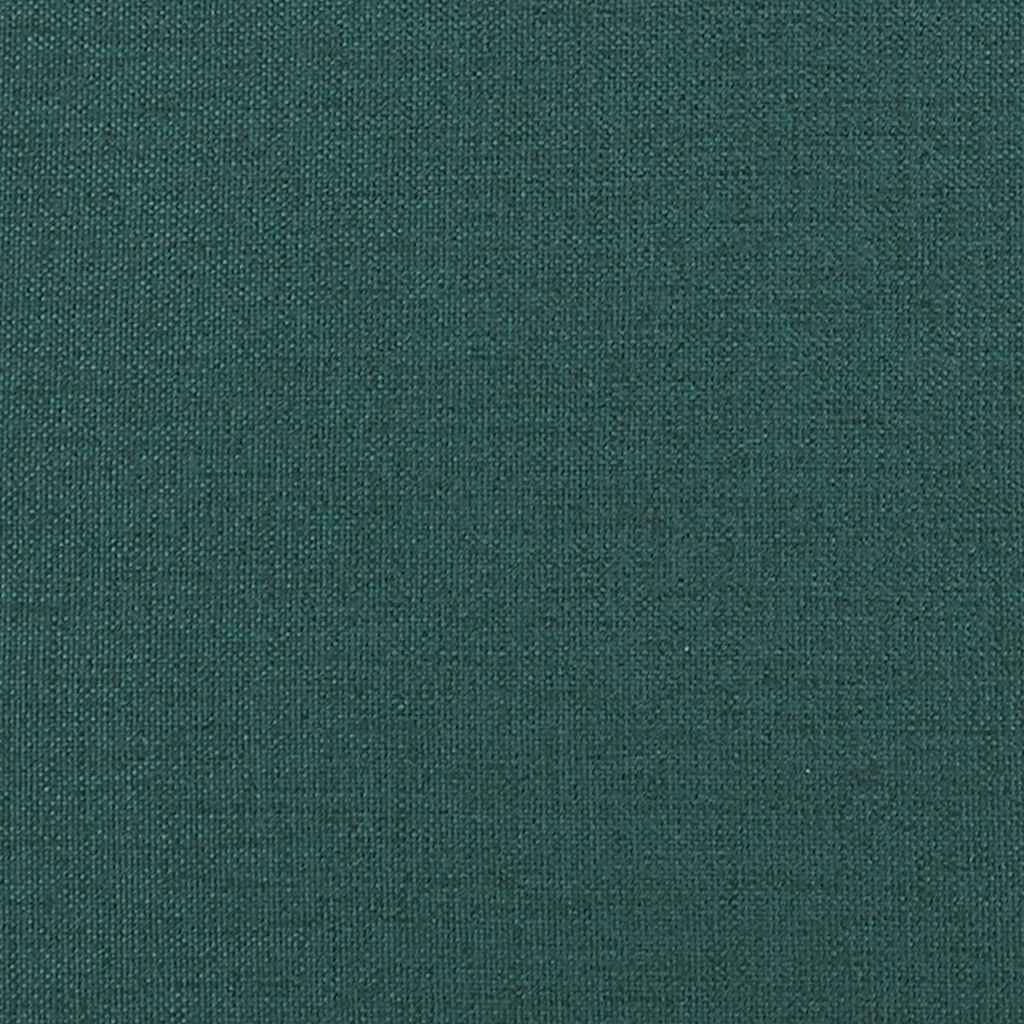 Kruk met houten poten stof donkergroen