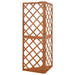 Latwerk hoekmodel 50x50x145 cm massief vurenhout