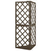 Latwerk hoekmodel 50x50x145 cm massief vurenhout