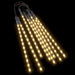 Meteoorlichten 8 st 192 LED's binnen/buiten 30 cm warmwit