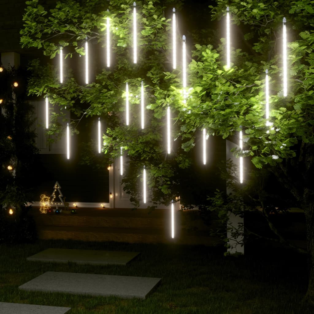 Meteoorlichten 20 st 480 LED's binnen/buiten 30 cm koudwit