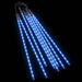 Meteoorlichten 8 st 288 LED's binnen/buiten 50 cm blauw
