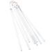 Meteoorlichten 8 st 288 LED's binnen/buiten 50 cm blauw