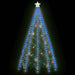 Kerstboomverlichting met 300 LED's blauw net 300 cm