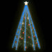 Kerstboomverlichting met 400 LED's blauw net 400 cm