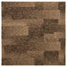Vloertapijt 20 st Bruin 50 x 50 cm PP