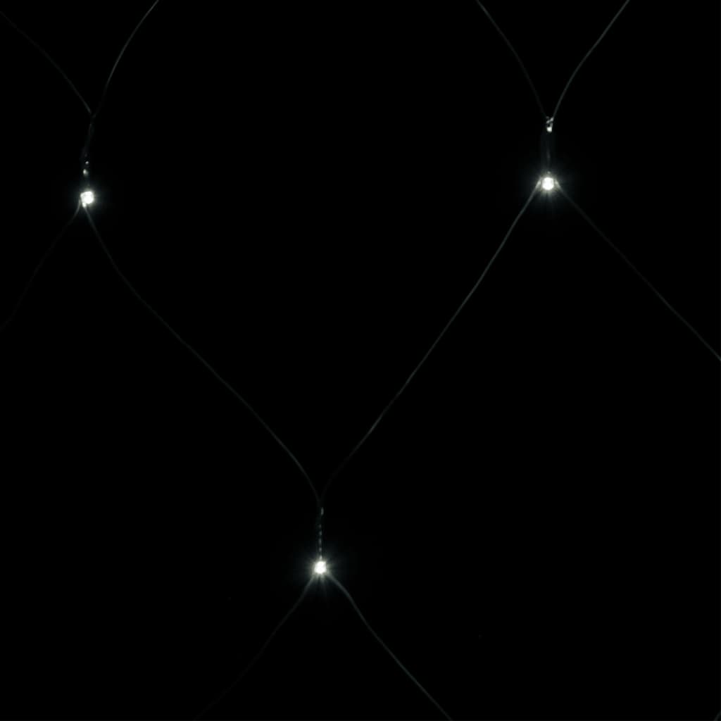 Kerstnetverlichting 204 LED's binnen en buiten 3x2 m koudwit