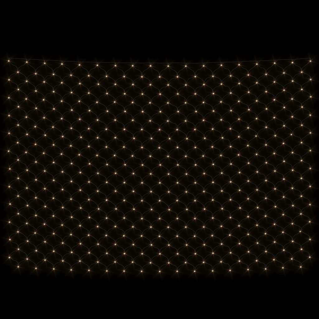 Kerstnetverlichting 306 LED's binnen en buiten 3x3 m warmwit