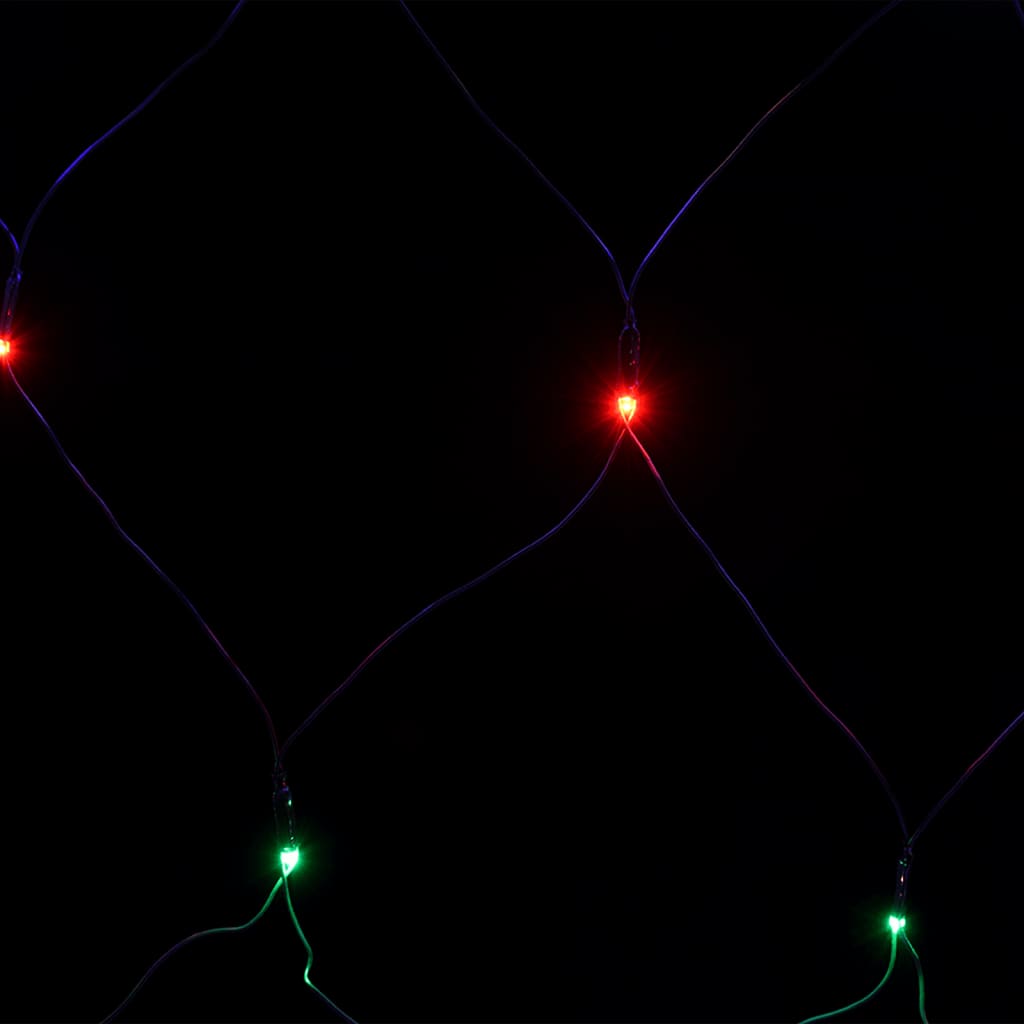 Kerstnetverlichting 306 LED's binnen/buiten 3x3 m meerkleurig