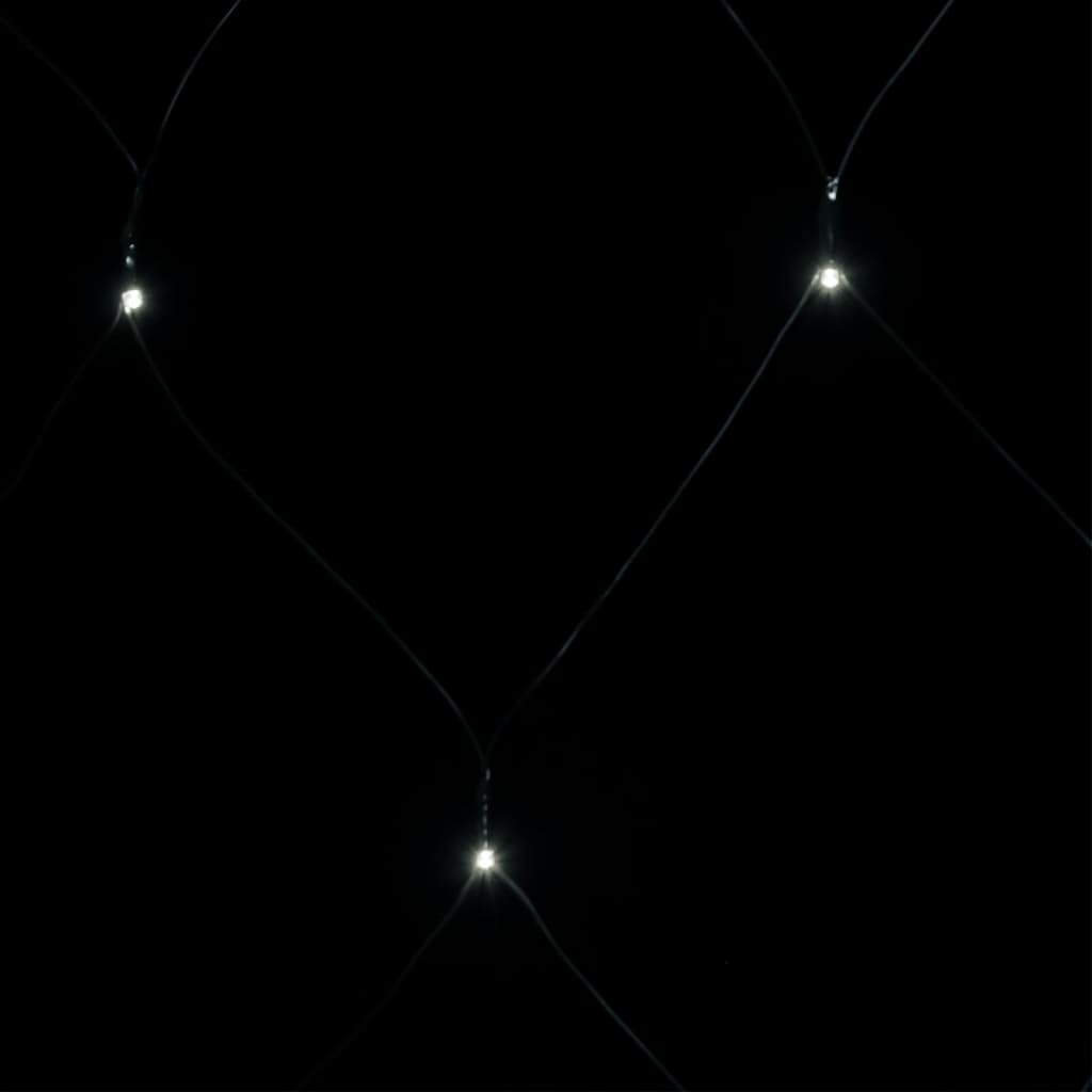 Kerstnetverlichting 544 LED's binnen en buiten 4x4 m koudwit