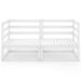 Tuinbank 2-zits massief grenenhout wit