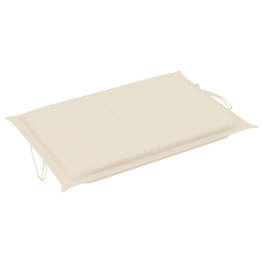 Ligbedden 2 st met kussens massief acaciahout