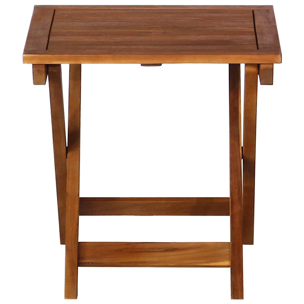 Ligbedden 2 st met tafel en kussens massief acaciahout