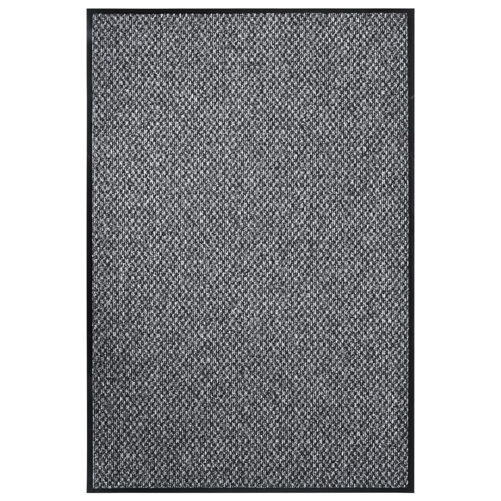 Deurmat 80x120 cm grijs