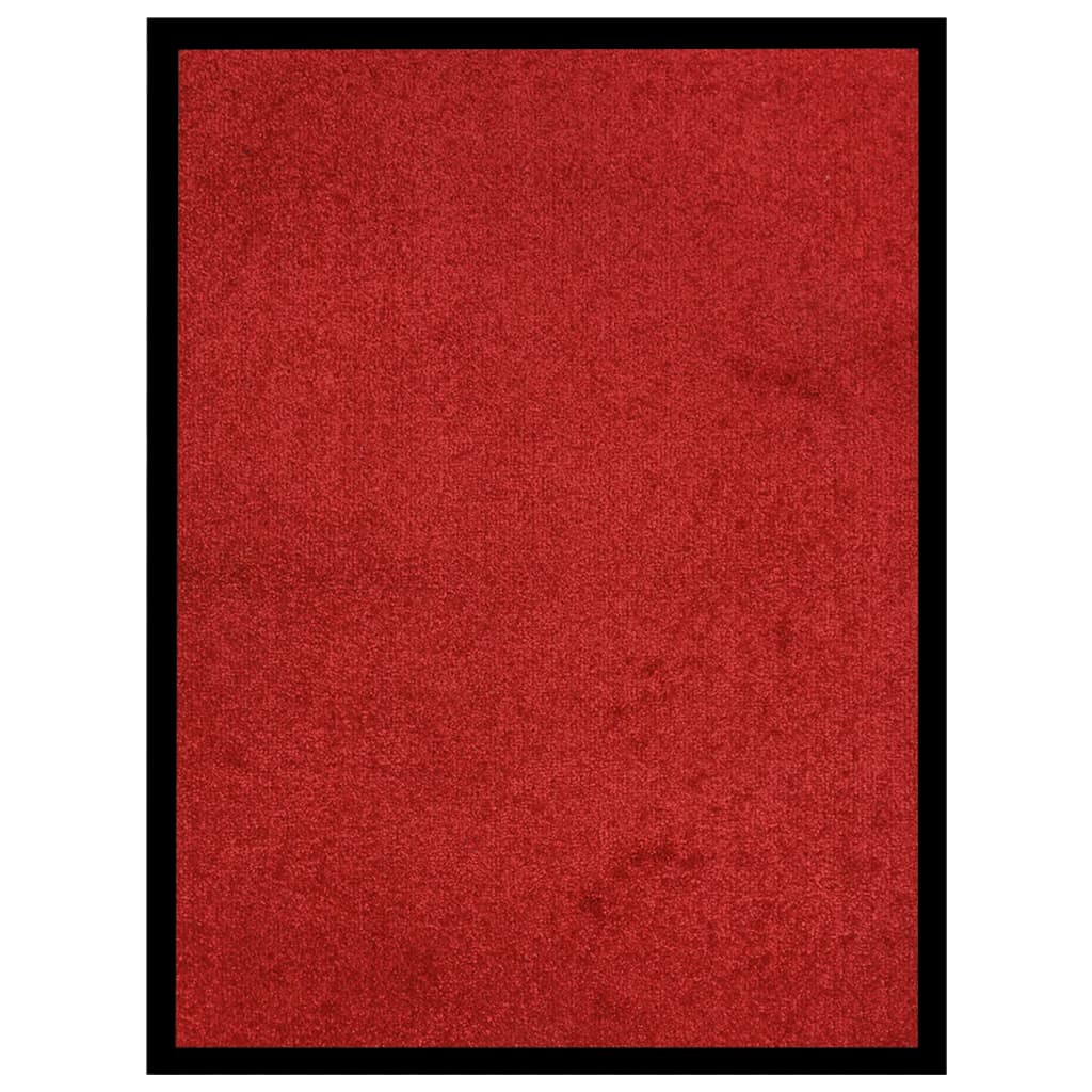 Deurmat 60x80 cm rood