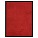 Deurmat 60x80 cm rood